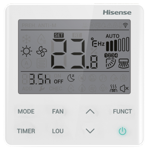 HISENSE Внутренние блоки настенного типа серии ZOOM FREE Match DC Inverter R32 AMS-09UW4RYRKB01
