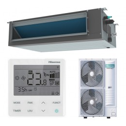 Инверторная сплит-система канального типа серии HEAVY EU DC INVERTER R32 Wi-Fi AUD-48UX4REH8/AUW-48U6RN8 WI-FI (комплект)